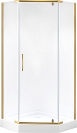 Niagara Душевой уголок Nova 100x100 NG-6434-08 Gold – фотография-2